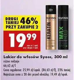 Biedronka Lakier do włosów Syoss, 300 ml oferta