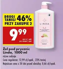 Biedronka Żel pod prysznic Linda, 1000 ml oferta