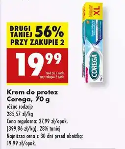 Biedronka Krem do protez Corega , 70 g oferta