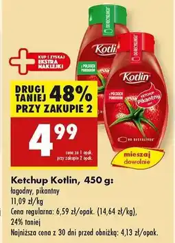 Biedronka Ketchup Kotlin, 450 g oferta