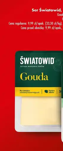 Biedronka Ser Gouda Światowid oferta