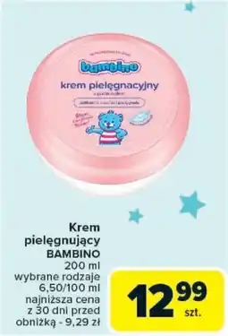 Carrefour Krem pielęgnujący BAMBINO oferta