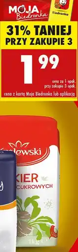Biedronka Cukier biały Królewski oferta