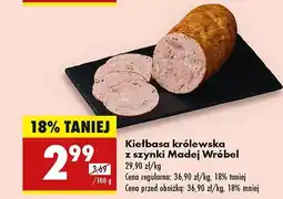 Biedronka Kiełbasa królewska z szynki Madej Wróbel oferta