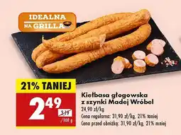 Biedronka Kiełbasa głogowska z szynki Madej Wróbel oferta