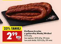 Biedronka Kiełbasa krucha z galaretką Madej Wróbel oferta