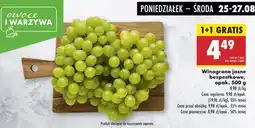 Biedronka Winogrona jasne bezpestkowe 1 opak. Biedronka oferta