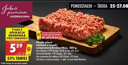 Biedronka Chude mięso mielone z szynki wieprzowej Kraina Mięs oferta