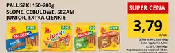 Supeco Paluszki słone, cebulowe, sezam junior, extra cienkie Lajkonik oferta