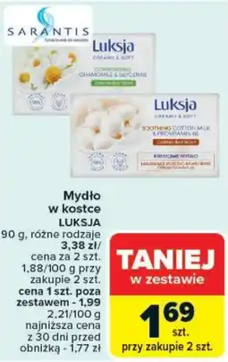 Carrefour Mydło w kostce LUKSJA oferta