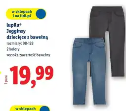 Lidl Jegginsy Lupilu oferta
