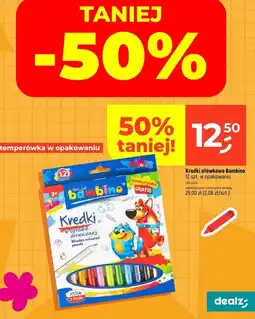 Dealz Kredki ołówkowe Bambino oferta