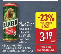 ALDI Piwo Żubr oferta