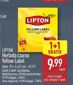 ALDI Herbata Lipton oferta