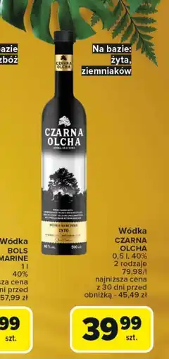Carrefour Wódka Czarna Olcha oferta