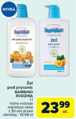 Carrefour Żel pod prysznic BAMBINO RODZINA oferta