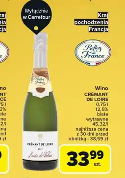 Carrefour Wino wytrawne Białe oferta