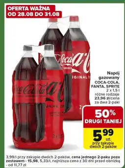 Carrefour Express Napój gazowany Coca-Cola oferta