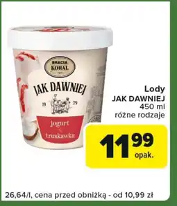 Carrefour Express Lody Bracia Koral oferta