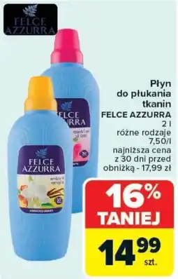 Carrefour Płyn do płukania tkanin FELCE AZZURRA oferta