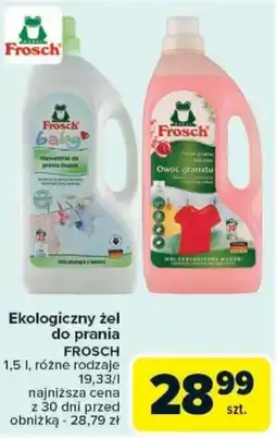 Carrefour Ekologiczny żel do prania FROSCH oferta
