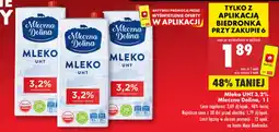 Biedronka Mleko UHT 3,2% Mleczna Dolina oferta