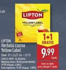 ALDI Herbata Lipton Yellow Label Tea oferta