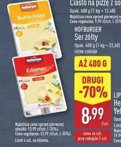 ALDI Ser butter-kase Hofburger oferta