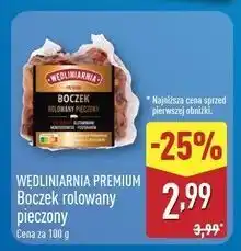 ALDI Boczek rolowany pieczony Wędliniarnia Premium oferta