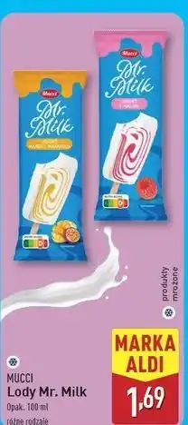 ALDI Lody jogurt i malina Mucci Mr. Milk oferta