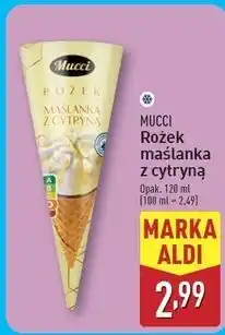ALDI Lody maślanka z cytryną Mucci oferta
