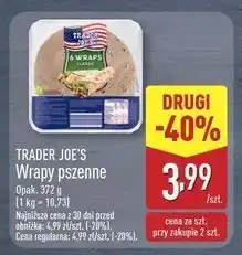 ALDI Wrapsy pszenne 6 szt Trader Joe's oferta