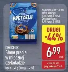 ALDI Precle słone z czekoladą mleczną Choceur oferta