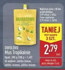 ALDI Mus jabłko-mango Owolovo oferta