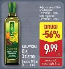 ALDI Olej z lnem oraz pestakami dyni Kujawski 3 Ziarna oferta