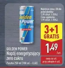 ALDI Napój classic bez cukru Golden Power oferta