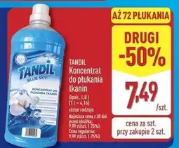 ALDI Koncentrat do płukania tkanin blue sky Tandil oferta