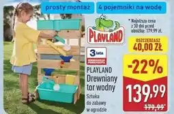 ALDI Tor wodny drewniany Playland oferta