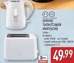 ALDI Czajnik elektryczny 1.7 l Ambiano oferta