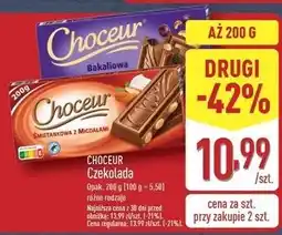ALDI Czekolada bakaliowa Choceur oferta