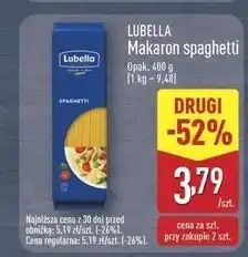 ALDI Makaron spaghetti Lubella oferta
