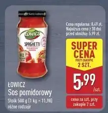 ALDI Sos spaghetti Łowicz oferta