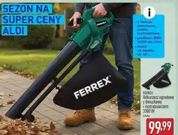 ALDI Odkurzacz ogrodowy z dmuchawą i rozdrabniaczem 3300w Ferrex oferta