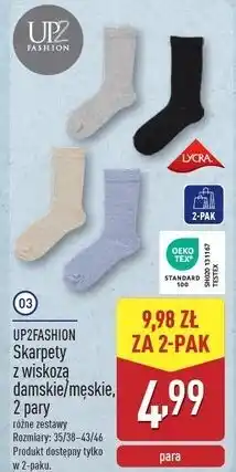 ALDI Skarpetki męskie Up2Fashion oferta