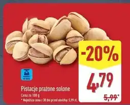 ALDI Pistacje prażone solone oferta