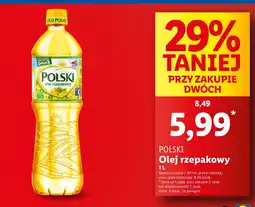 Lidl Olej rzepakowy Polski oferta