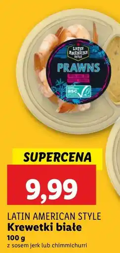 Lidl Krewetki białe Latin American Style z sosem jerk oferta