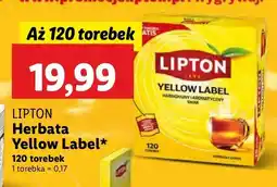 Lidl Herbata Yellow Label Lipton oferta