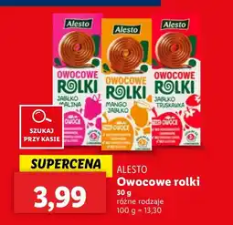 Lidl Owocowe rolki Alesto oferta