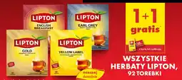 Biedronka WSZYSTKIE HERBATY LIPTON, 92 TOREBKI oferta